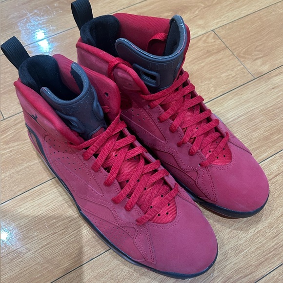 Men’s Nike Jordan Jumpman MVP Toro Bravo Raging Bull Red - Picture 3 of 9